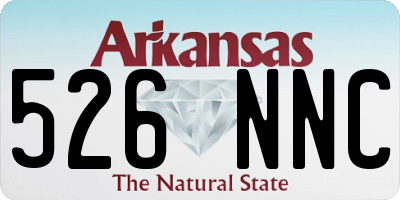 AR license plate 526NNC
