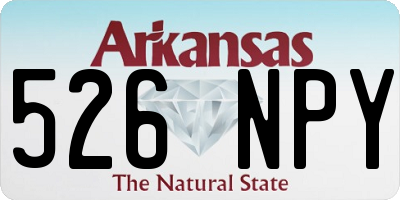 AR license plate 526NPY