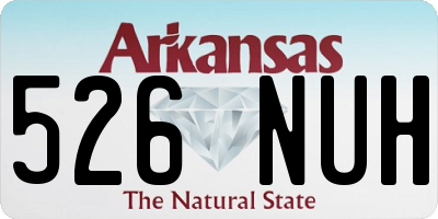 AR license plate 526NUH