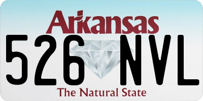 AR license plate 526NVL