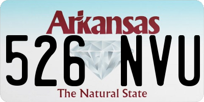 AR license plate 526NVU