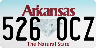 AR license plate 526OCZ