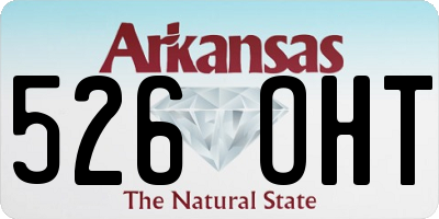 AR license plate 526OHT