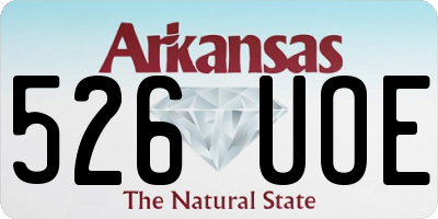 AR license plate 526UOE