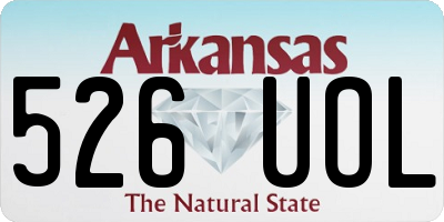 AR license plate 526UOL