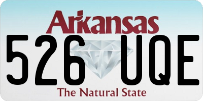 AR license plate 526UQE