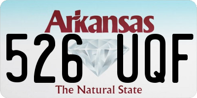 AR license plate 526UQF