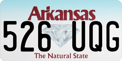 AR license plate 526UQG