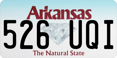 AR license plate 526UQI