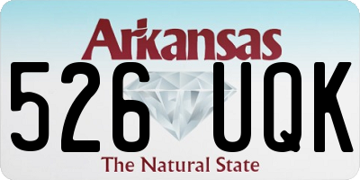 AR license plate 526UQK