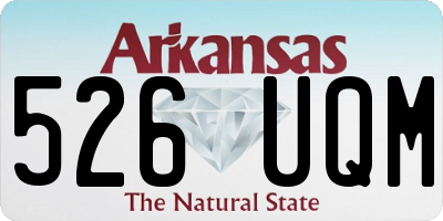 AR license plate 526UQM