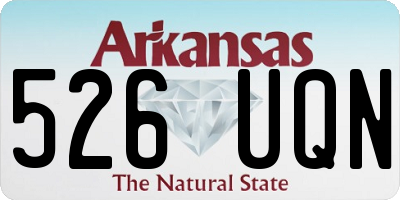 AR license plate 526UQN