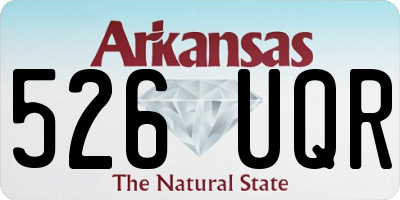 AR license plate 526UQR