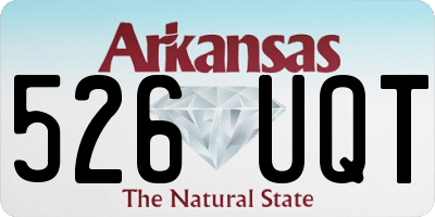 AR license plate 526UQT