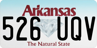 AR license plate 526UQV