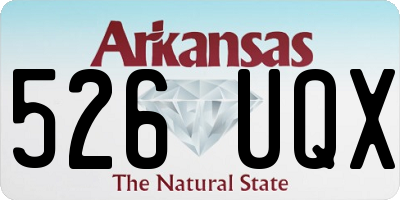 AR license plate 526UQX