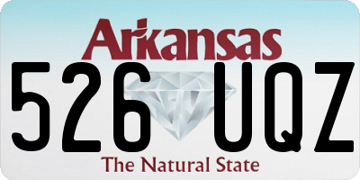 AR license plate 526UQZ