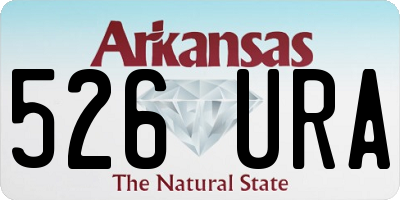 AR license plate 526URA