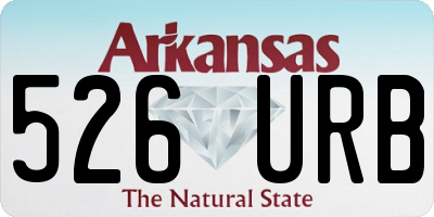 AR license plate 526URB
