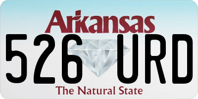 AR license plate 526URD