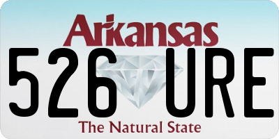 AR license plate 526URE