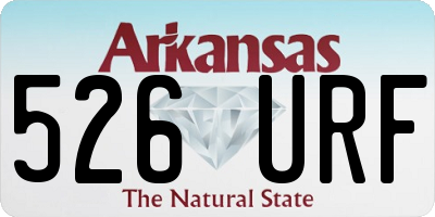 AR license plate 526URF