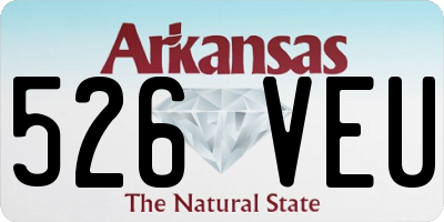 AR license plate 526VEU