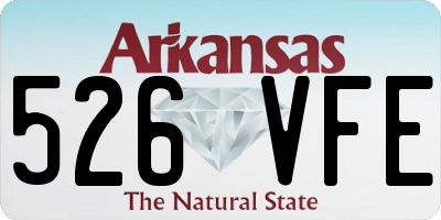 AR license plate 526VFE