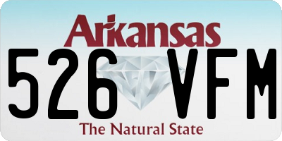 AR license plate 526VFM
