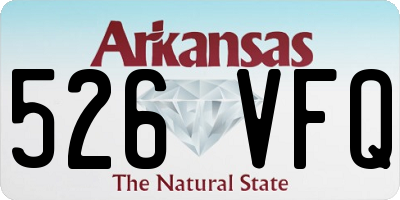 AR license plate 526VFQ