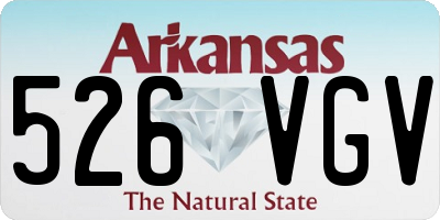 AR license plate 526VGV
