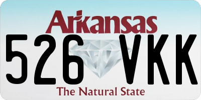 AR license plate 526VKK
