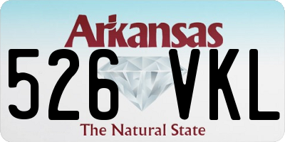 AR license plate 526VKL