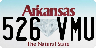 AR license plate 526VMU