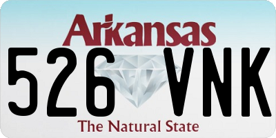 AR license plate 526VNK