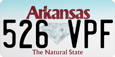 AR license plate 526VPF