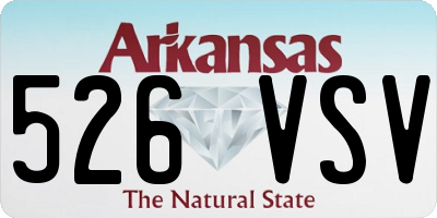 AR license plate 526VSV