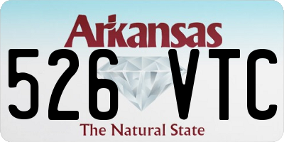 AR license plate 526VTC