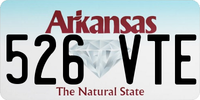 AR license plate 526VTE