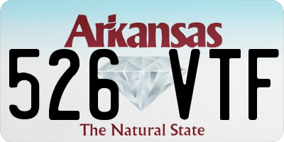 AR license plate 526VTF