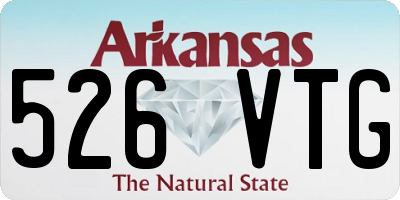 AR license plate 526VTG