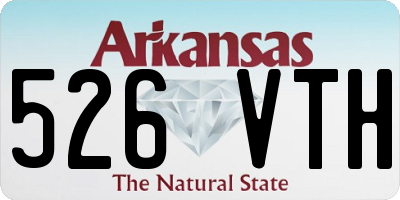 AR license plate 526VTH