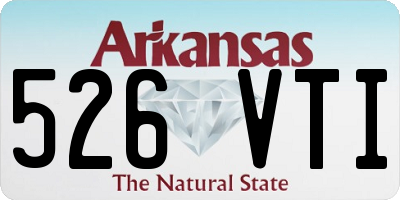 AR license plate 526VTI