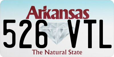 AR license plate 526VTL