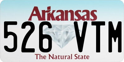 AR license plate 526VTM