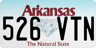 AR license plate 526VTN