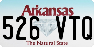 AR license plate 526VTQ