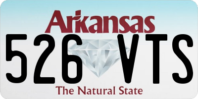 AR license plate 526VTS