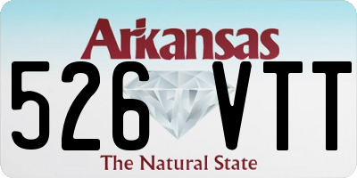 AR license plate 526VTT