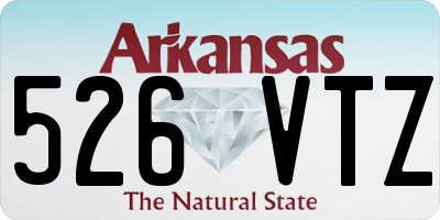 AR license plate 526VTZ